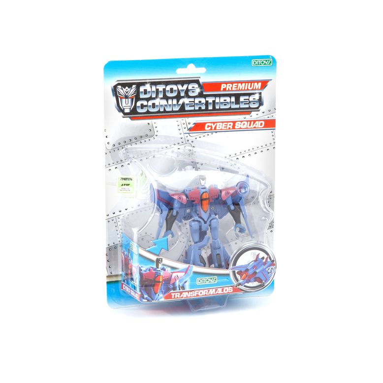 Convertibles-Cyber-Squad-Avion-Caza-Azul