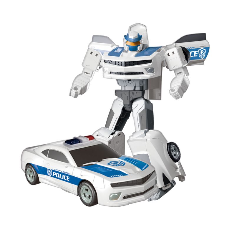 Robot-Convertible-Cyber-Warriors-Policia-Blanco