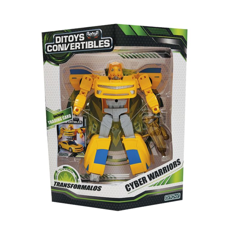 Robot-Convertible-Cyber-Warriors-Auto-Amarillo-1