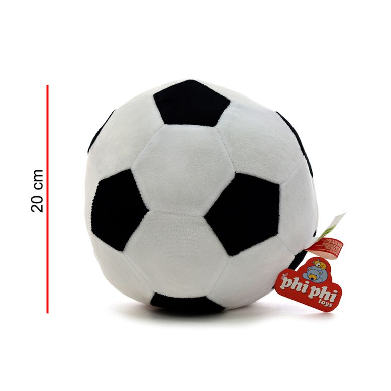 2308-PELOTA-FUTBOL-CROMBOS-20CM-NEGRO