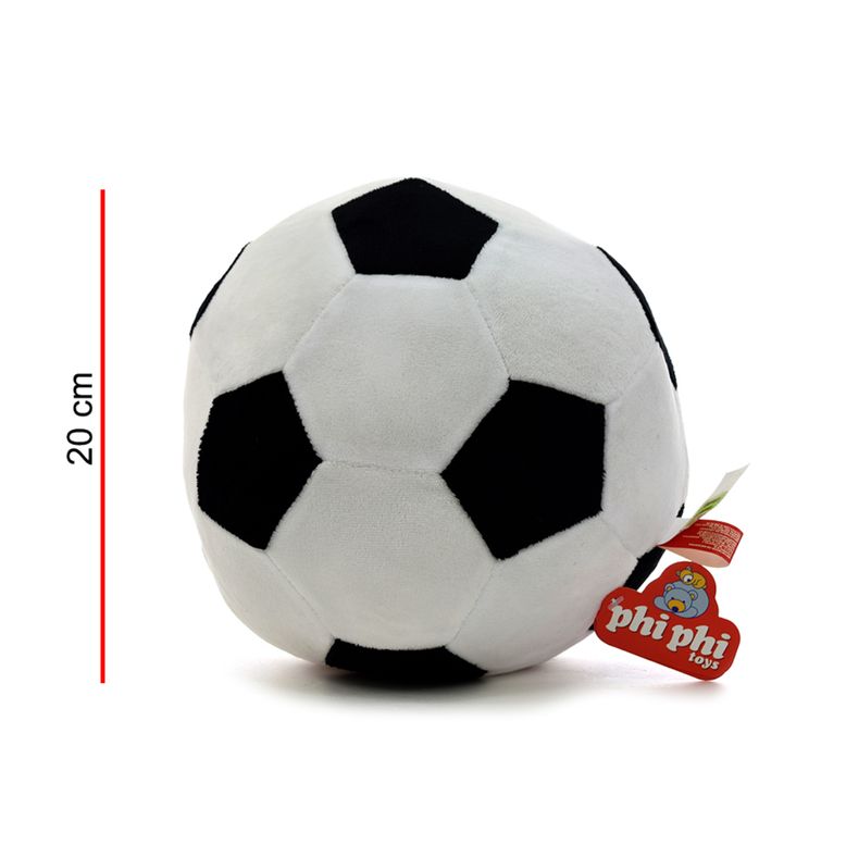 2308-PELOTA-FUTBOL-CROMBOS-20CM-NEGRO