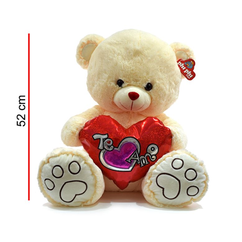 5438-OSO-SENTADO-CON-CORAZON-METAL-52-CM-BEIGE-1